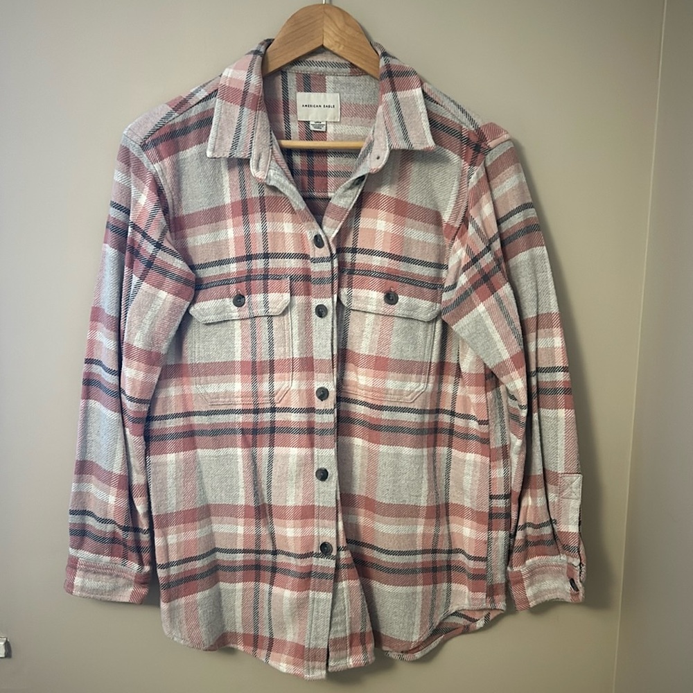Plaid Button Up Shirt - Picture 3 of 4